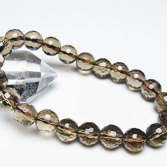 ライトニング水晶 ブレスレット 9mm [t287-2223]