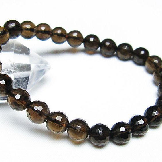 ライトニング水晶 ブレスレット 7mm [T287-2526]