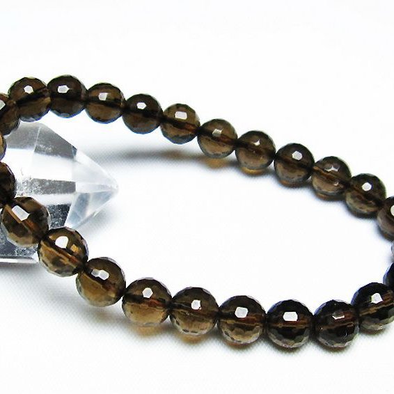 ライトニング水晶 ブレスレット 7mm [T287-2534]