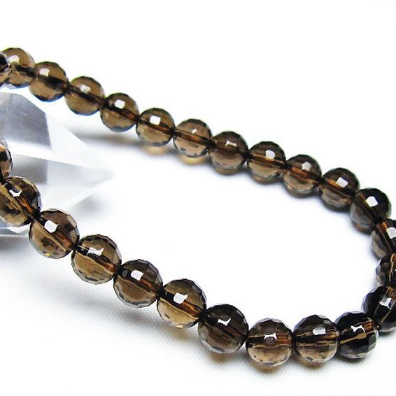 ライトニング水晶 ブレスレット 7mm [T287-2619]