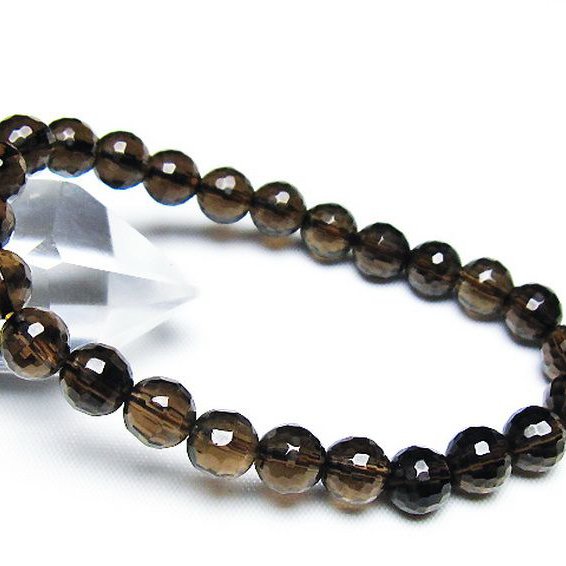 ライトニング水晶 ブレスレット 7mm [T287-2629]