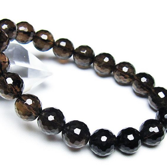 ライトニング水晶 ブレスレット 10mm [T287-2663]