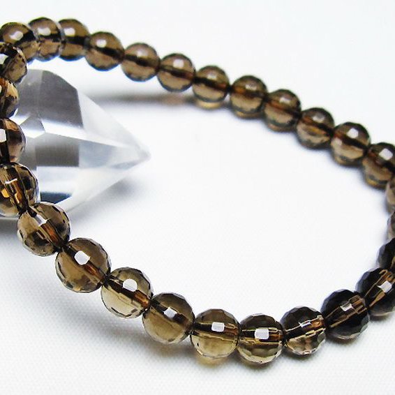 ライトニング水晶 ブレスレット 7mm [t287-2701]