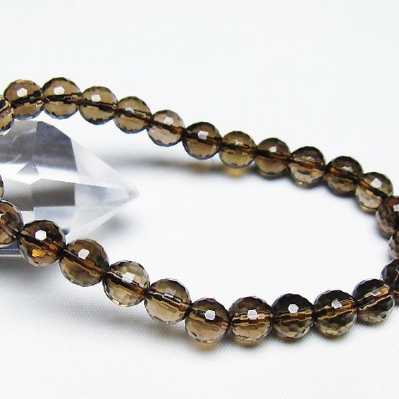 ライトニング水晶 ブレスレット 7mm [T287-2735]