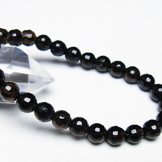 ライトニング水晶 ブレスレット 7mm [t287-2763]