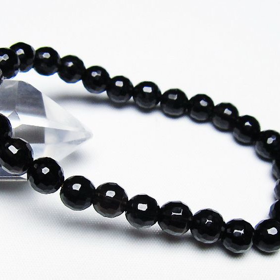 ライトニング水晶 ブレスレット 7mm [T287-2764]