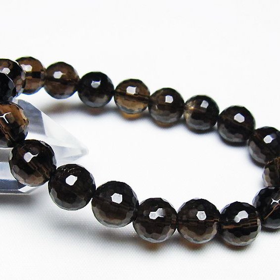 ライトニング水晶 ブレスレット 10mm [T287-2803]