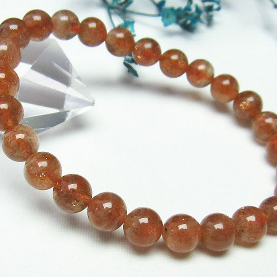 アフリカンストロベリークォーツ ブレスレット 7mm [T288-3722]