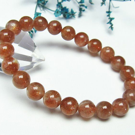 アフリカンストロベリークォーツ ブレスレット 9mm [T288-3734]