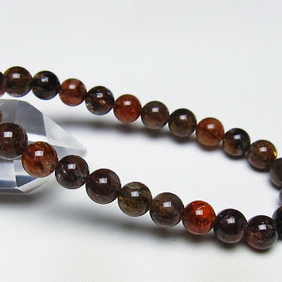 ブラックゴールド スーパーセブン ブレスレット 8mm [t289-7713]