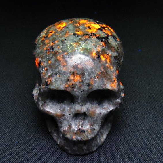 ユーパーライト ドクロ 置物[T292-3310]