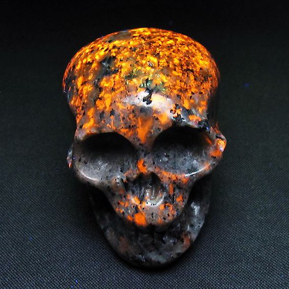 ユーパーライト ドクロ 置物[T292-3355]