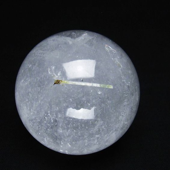 虹入り ヒマラヤ水晶トルマリン 丸玉 54mm [t296-2402]