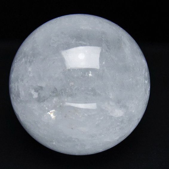 1.2Kg ヒマラヤ水晶 丸玉 94mm [t296-2889]