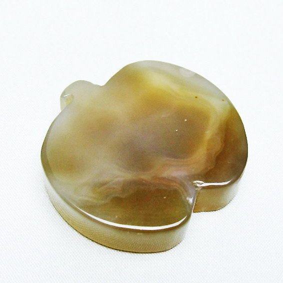 アゲート リンゴ 置物[T300-3769]