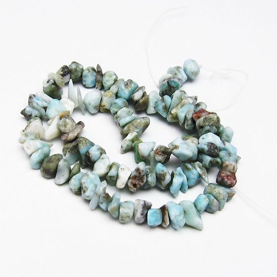 ラリマー 一連 ビーズ 0mm [t301-778]