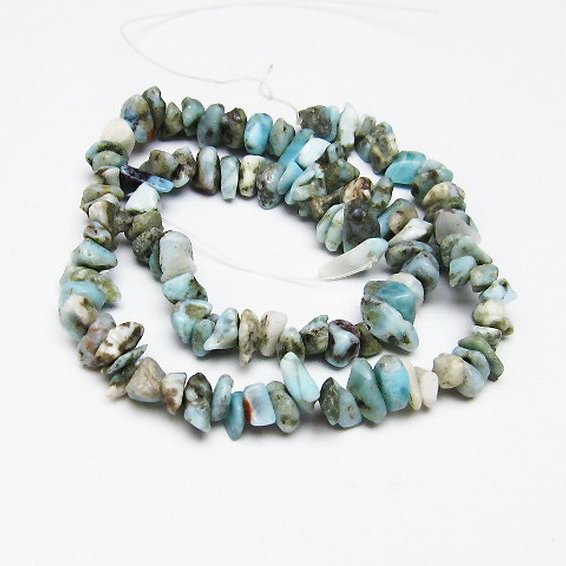 ラリマー 一連 ビーズ 0mm [t301-805]