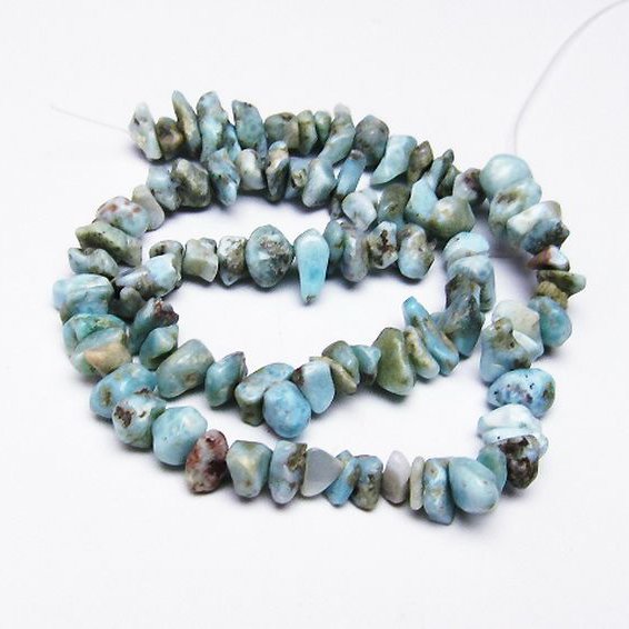 ラリマー 一連 ビーズ 0mm [t301-906]