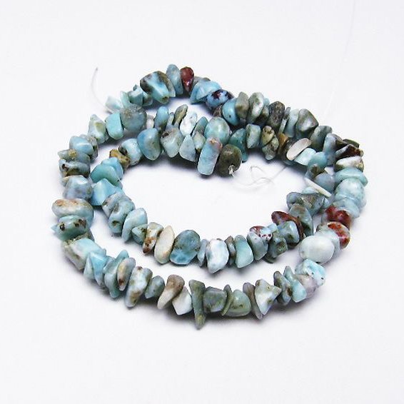 ラリマー 一連 ビーズ 0mm [t301-916]