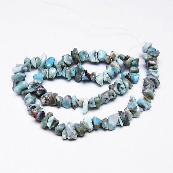 ラリマー 一連 ビーズ 0mm [t301-936]