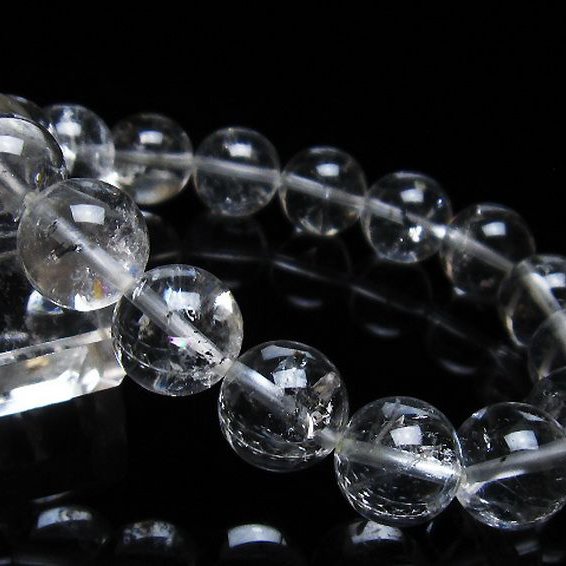 アイリスクォーツ 虹入り レインボー水晶 ブレスレット 12mm [t303-1436]