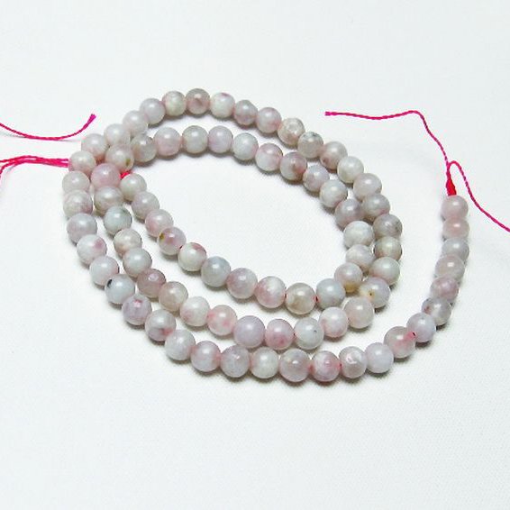 ピンク トルマリン ビーズ 一連 5mm [T304-3144]