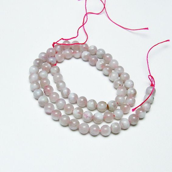 ピンク トルマリン ビーズ 一連 6mm [T304-3245]