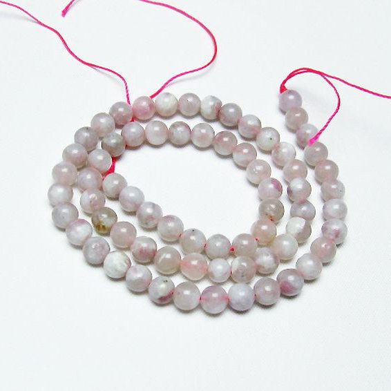 ピンク トルマリン ビーズ 一連 6mm [T304-3248]