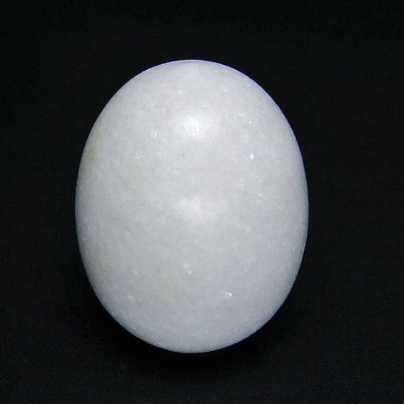 漢白玉たまご 置物[T306-2773]