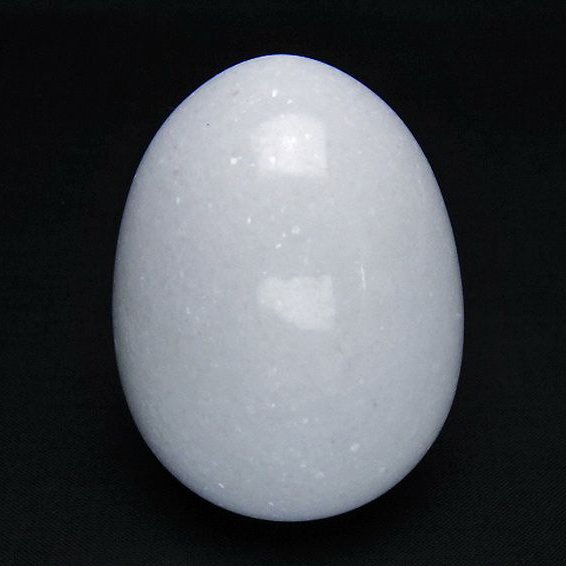 漢白玉たまご 置物 [t306-3000]
