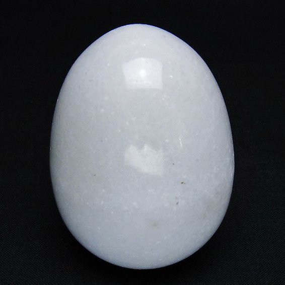 漢白玉たまご 置物 [t306-3004]