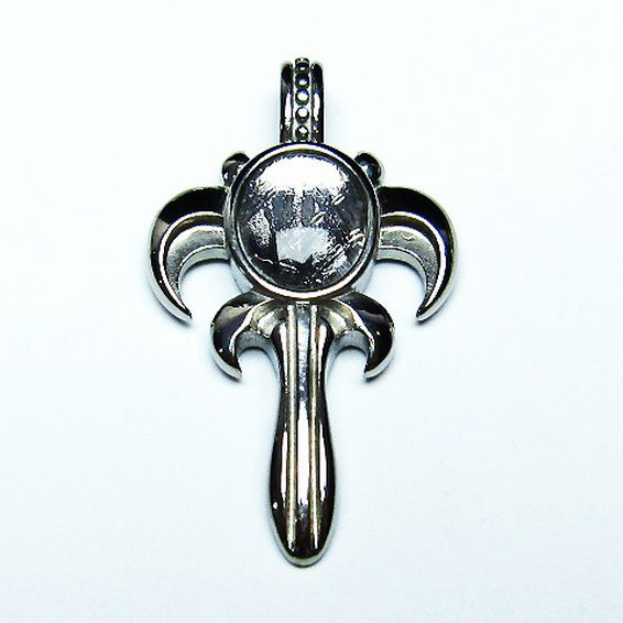 ギベオン メテオライト隕石 十字剣  ペンダント [T309-2385]