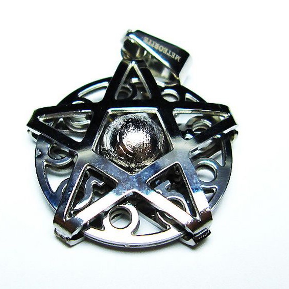 シルバーギベオン メテオライト  ペンダント [T309-2423]