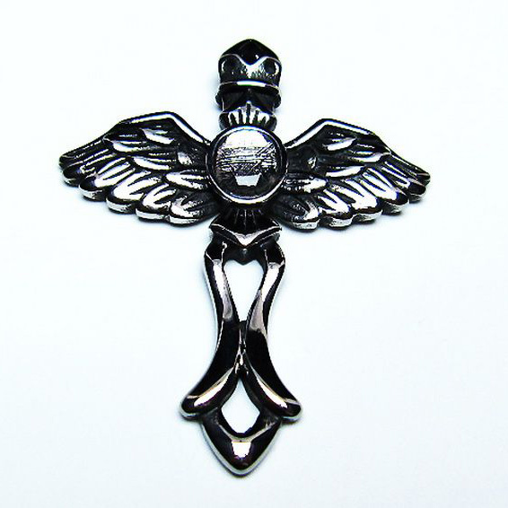 シルバーギベオン メテオライト 天使  ペンダント [T309-2447]