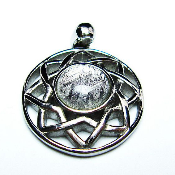 ギベオン メテオライト隕石 太陽神 ペンダント [T309-2519]