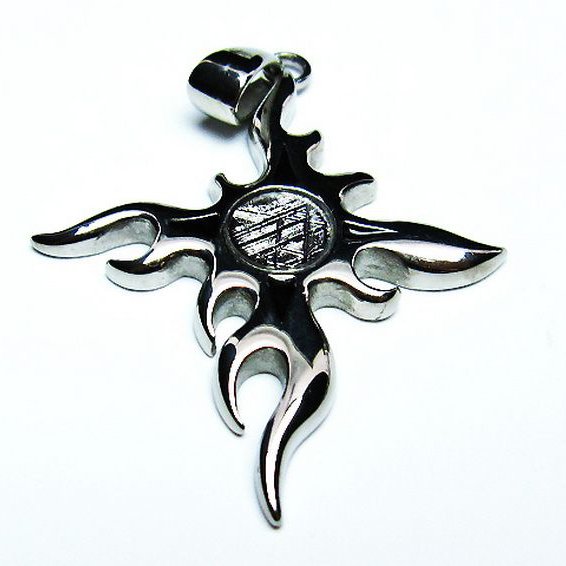 シルバーギベオン メテオライト ペンダント [T309-2558]