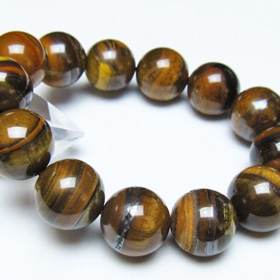 アイアンタイガーアイ ブレスレット 18mm [t31-6118]