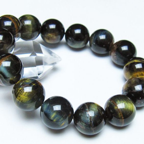 ミックスタイガーアイ ブレスレット 16mm [t31-6211]