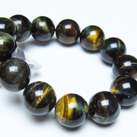 ミックスタイガーアイ ブレスレット 18mm [t31-6214]