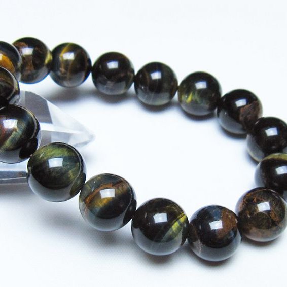 ミックスタイガーアイ ブレスレット 13mm [t31-6240]