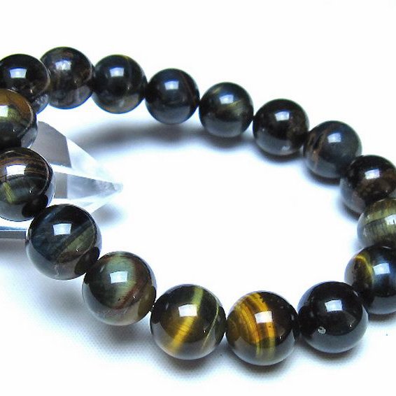 ミックスタイガーアイ ブレスレット 12mm [t31-6302]