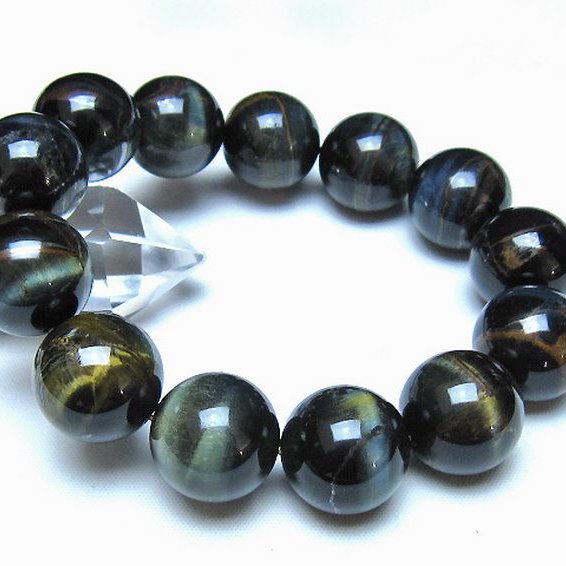 ミックスタイガーアイ ブレスレット 18mm [t31-6342]