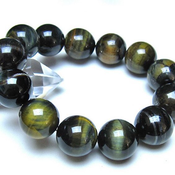 ミックスタイガーアイ ブレスレット 18mm [t31-6344]