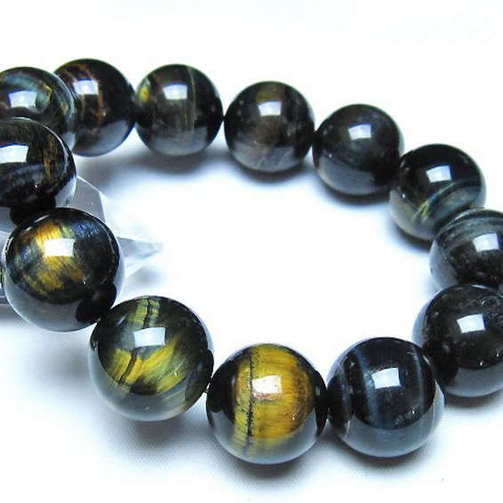 ミックスタイガーアイ ブレスレット 18mm [t31-6434]