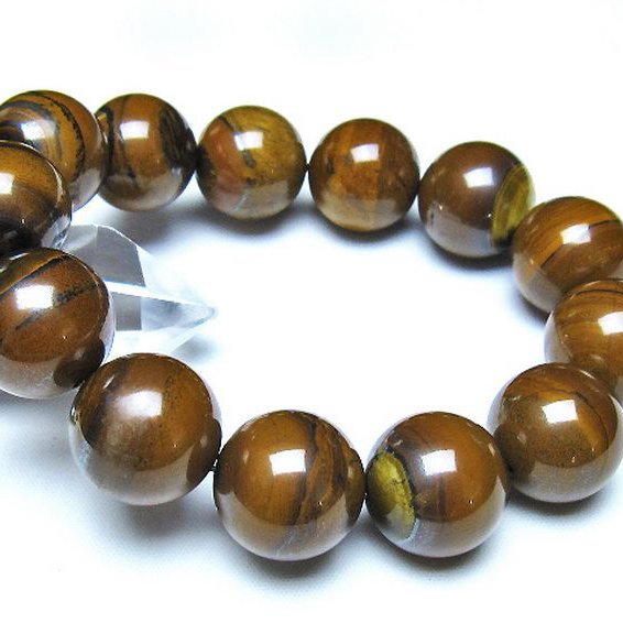 アイアンタイガーアイ ブレスレット 18mm [t31-6468]