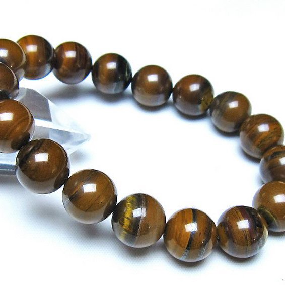 アイアンタイガーアイ ブレスレット 12mm [t31-6483]