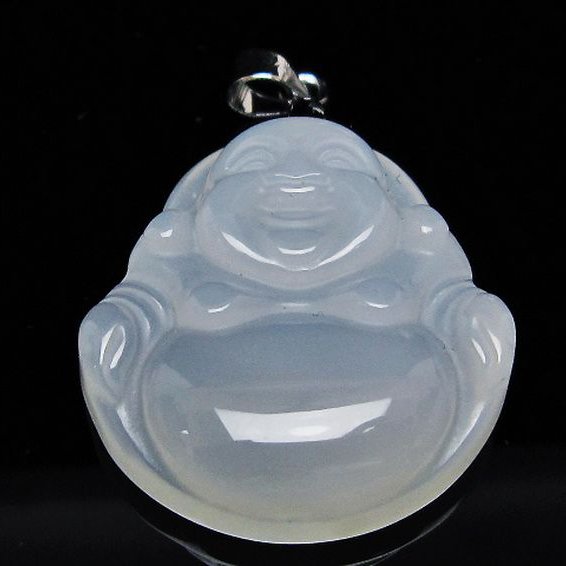 アゲート 布袋様 ペンダント [T314-3664]
