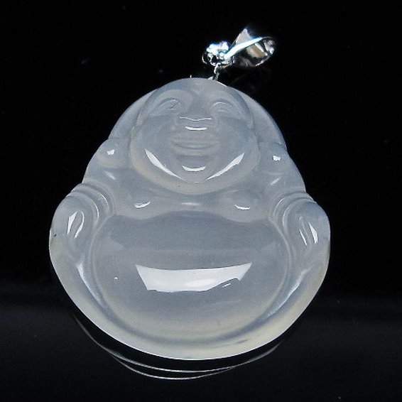 アゲート 布袋様 ペンダント [T314-3673]
