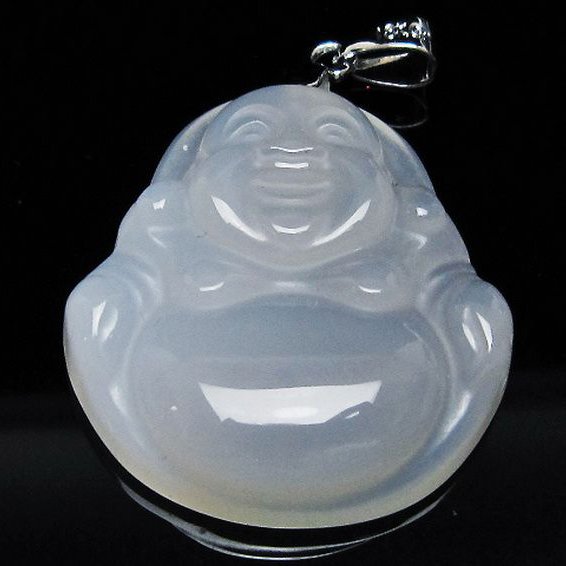 アゲート 布袋様 ペンダント [T314-3682]