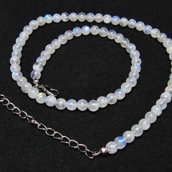 ムーンストーン ネックレス 6mm [T315-2171]